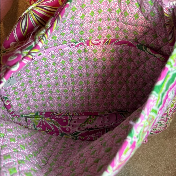 Vera Bradley Pink and Green Crossbody Bag - Picture 5 of 5